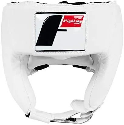 Vista 4 de Fighting Sports USA Boxing Comp Headgear (cara abierta), blanco, mediano