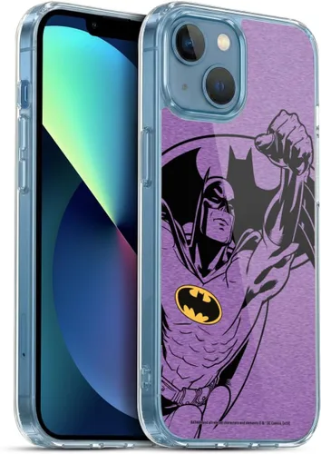 Vista 398 de Head Case Designs Funda de gel con licencia oficial de Batman DC Comics Bat Signal Logos [protección de grado militar] compatible con Apple iPhone 7