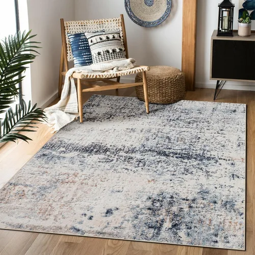 Vista 32 de Alfombra de área de 5 x 7, alfombra bohemia vintage, ultra suave, de pelo bajo, lavable, antideslizante, resistente a las manchas, alfombra impresa
