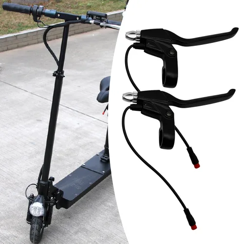 Vista 3 de 108PPD Ebike - Juego de palancas de freno macho de 2 pines, accesorios de mango de apagado izquierdo y derecho para bicicleta eléctrica
