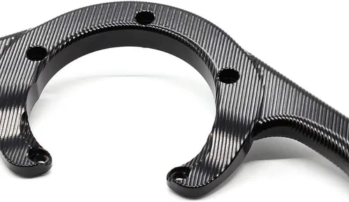 Vista 4 de Barra de agarre para tanque de pasajeros para Suzuki SV650 SV1000 GSXR600 (negro)