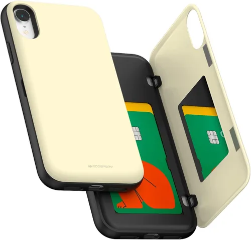 Vista 32 de GOOSPERY Funda para iPhone 8 Plus, iPhone 7 Plus con tarjetero y protector de doble capa, color negro