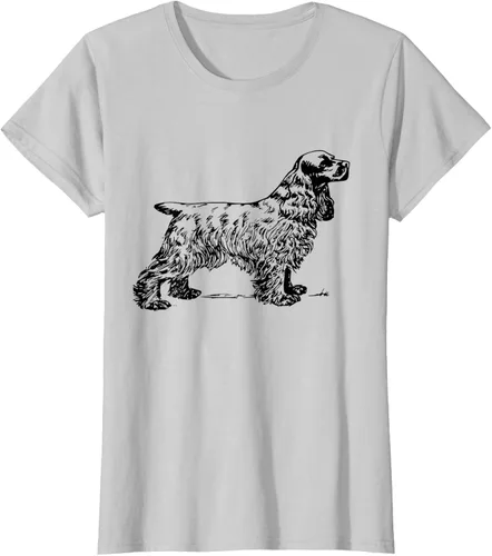 Vista 23 de Cocker Spaniel - Camiseta para perro Cocker Spaniel, gris, S Asfalto