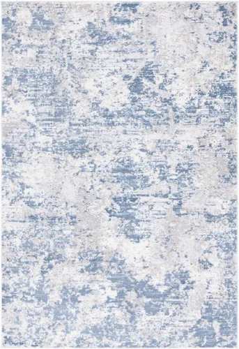 Vista 28 de SAFAVIEH Amelia Collection ALA705H - Alfombra de área de 2 pies 2 pulgadas x 4 pies, carbón y marfil, diseño abstracto moderno, no desprende pelusa