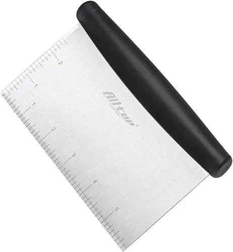 Vista 8 de ALLTOP Raspador y picador de banco para cocina, utensilio esencial para hornear, de acero inoxidable, para pasteles, masas, alimentos