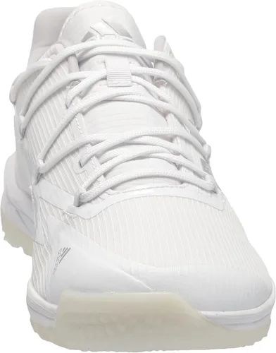 Vista 2 de adidas Adizero Afterburner 8 Turf - Tenis de béisbol para hombre, NegroBlanco