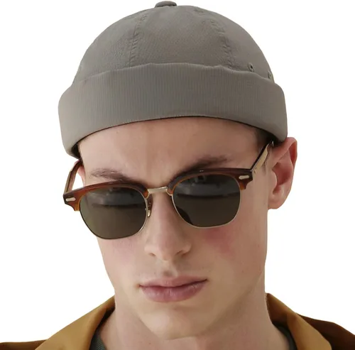 Vista 11 de UNDERCONTROL Brimless Trawler Gorra Leon de secado rápido unisex transpirable Xanadu al aire libre marinero sombrero pescador sin visera cráneo