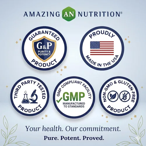 Vista 2 de Amazing Formulas Alpha GPC Suplemento 600 mg por porción 120 cápsulas Sin OMG Sin gluten Fabricado en Estados Unidos
