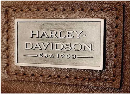 Vista 3 de Harley-Davidson Western Tan Buffalo - Bolso de cadera de piel con correa desmontable para mujer, Beige Bronceado