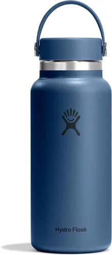 Vista 54 de Hydro Flask Botella de agua – Acero inoxidable aislado – Tapa flexible de boca ancha, antiderrames, a prueba de fugas y recargable en agave de 20