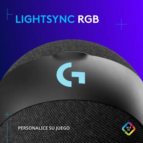Vista 2 de Micrófono condensador RGB gaming Logitech G Yeti Orb con LIGHTSYNC, micrófono USB para streaming, cardioide para PC/Mac - Negro