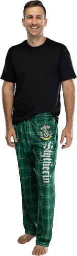 Vista 2 de Harry Potter - Pantalones de pijama a cuadros para hombre adulto - All 4 Houses Gryffindor, Ravenclaw, Slytherin, Hufflepuff