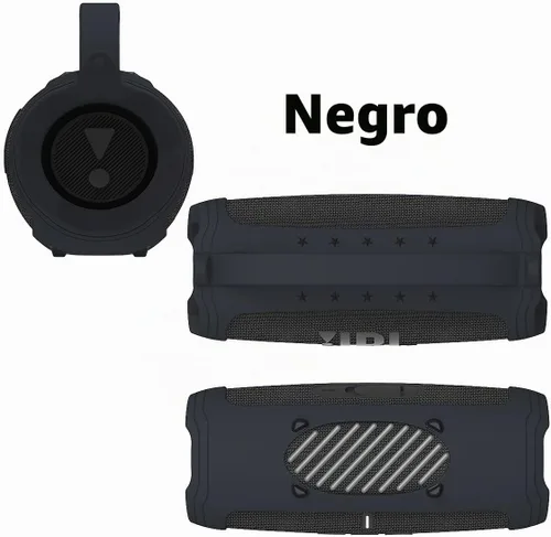 Vista 4 de JCHPINE Funda de Silicona para Altavoz Bluetooth Portátil JBL Charge 5, Soporte de Piel Protectora para Accesorios de Altavoz JBL Charge 5