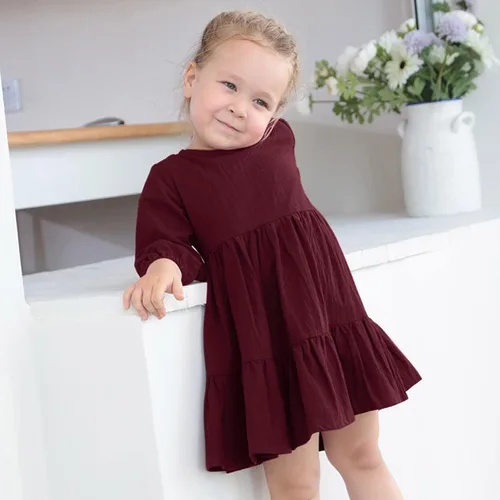 Vista 3 de Vestidos de punto de manga larga para niña pequeña, vestido de tul con estrellas esponjosas, vestido de princesa, vestido de tul para fiesta