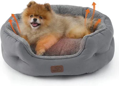 Vista 24 de Bedsure AeroFrost™ - Cama refrescante para perros pequeños, redonda