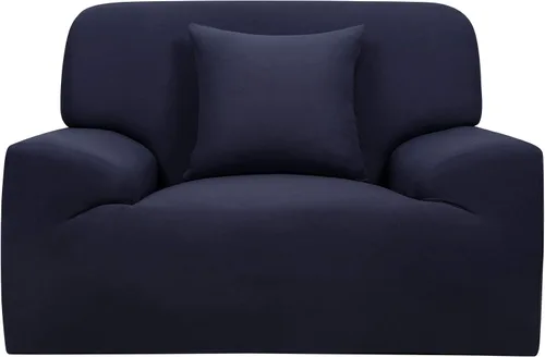 Vista 11 de uxcell Funda elástica para sofá, funda clásica sólida para sofás, sofá biplaza o sillón, muebles universales de poliéster elástico con una funda
