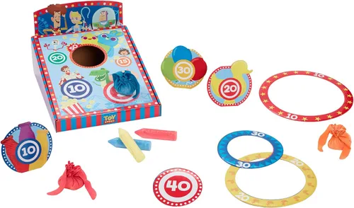 Vista 9 de Toy Story GFL62 Disney Pixar 4 juegos de actividades de tiza de carnaval, multicolor