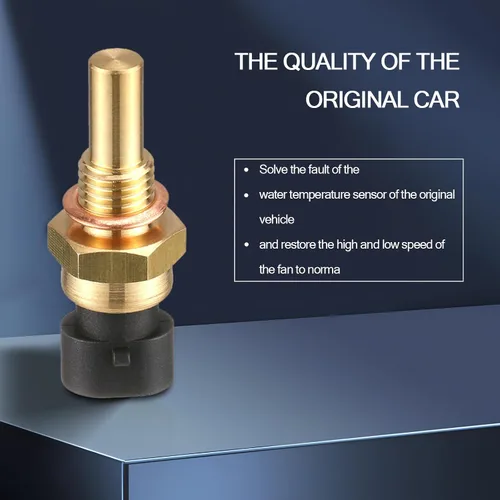 Vista 5 de Sensor de temperatura del agua del motor de automóvil, sensor de temperatura de enfriamiento, piezas de repuesto para sensor de contacto sensible