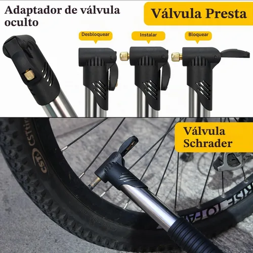 Vista 6 de Kit de Reparación de Bicicleta, Bolsa de Reparación de Bicicleta con Bomba de Neumáticos, Kit de Herramientas de Bicicleta para Viajes de Camping