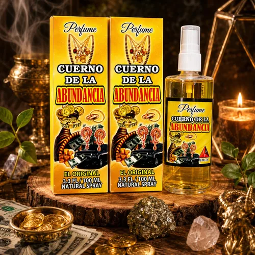 Vista 3 de 2 Lotiones Espirituales Cuerno de la Abundancia Atrae Riqueza, 3.4 fl oz