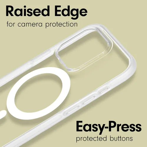Vista 3 de Sonix Funda para iPhone 15 Pro Compatible con MagSafe Probada contra caídas de 10 pies Transparente