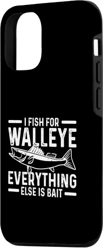 Vista 2 de Funda para iPhone 15 I Fish For Walleye Fishing Walleye Fisherman