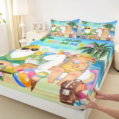 Vista 15 de Sábana bajera ajustable con estampado de leopardo, tamaño individual, juego de ropa de cama rústica con rayas de piel de cebra, decoración