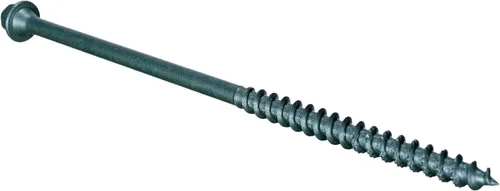 Vista 7 de Hard-to-Find Fastener 014973456009 Tornillos de madera de cabeza hexagonal, 1/4 x 4, pieza-8