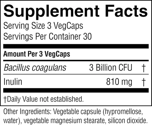 Vista 5 de Nature's Sunshine Bacillus Coagulans, NutriBiome - 90 Vegicaps
