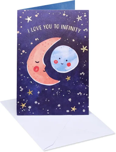 Vista 10 de Tarjeta de aniversario festiva de American Greetings para esposa o esposo (Meant To Be)