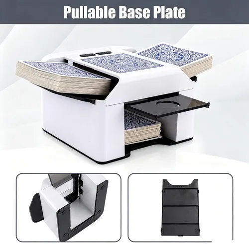 Vista 5 de Automatic Card Shuffler, Rechargeable Portable Shuffler Machine
