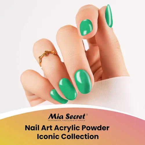 Vista 5 de Mia Secret Polvo para arte de uñas - Colección icónica (12 piezas)