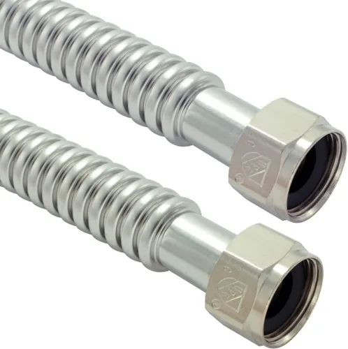 Vista 8 de TT FLEX Conector de calentador de agua corrugado de acero inoxidable flexible para calentador de agua, suavizador de agua, 1 pulgada FIP x 1 pulgada