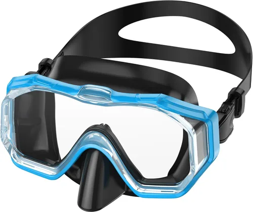 Vista 19 de WSTOO Adults Swim Goggles with Nose Cover to Prevent Water Inhaling, Anti-Fog Swimming Mask for Youth Men Women