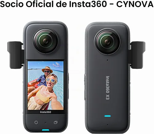 Vista 6 de CYNOVA Adaptador de micrófono externo para cámara Insta 360 X3
