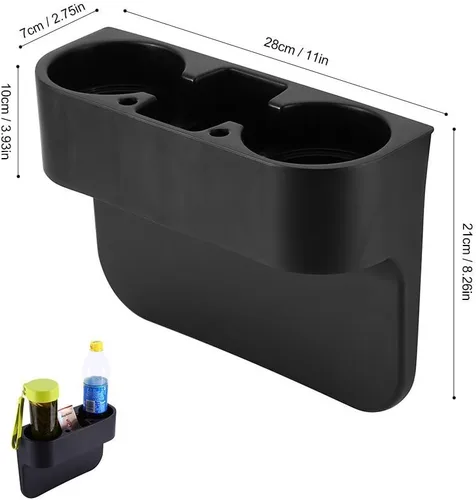 Vista 2 de Yosoo Soporte universal para asiento de automóvil, camión, bebida, botella, soporte para alimentos, caja de almacenamiento