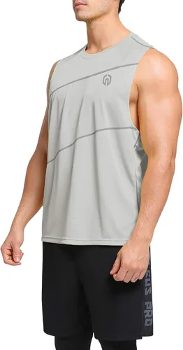 Vista 6 de NELEUS Camiseta sin mangas Dry Fit para hombre