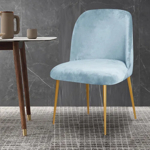 Vista 2 de Gollense Fundas de silla con respaldo curvado para comedor, fundas modernas de mediados de siglo, protector de asiento de silla semicírculo