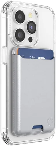 Vista 6 de PopSockets Softgoods - Cartera de teléfono con agarre expandible y anillo adaptador para MagSafe, soporte para tarjetas de teléfono, compatible
