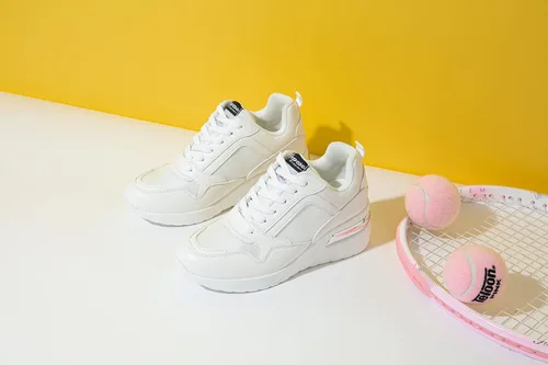 Vista 6 de Vepose Tenis de cuña con soporte de arco para mujer, cómodos zapatos para caminar