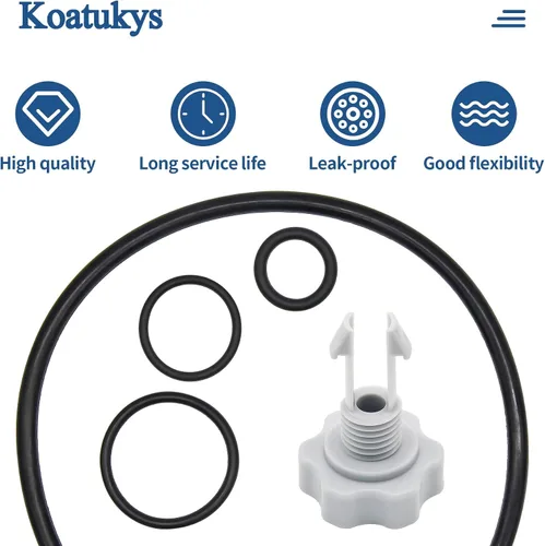Vista 5 de 25003 Set de reemplazo para Intex con caudales inferiores a 1500 galones por hora Bomba de filtro Sellos Parte