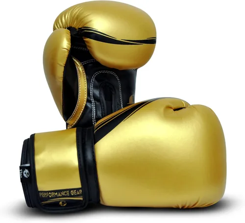 Vista 3 de Guantes de boxeo metálicos - MMA Muay Thai Training & Fight Oro