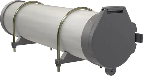 Vista 8 de Kit de Portaconductos de 4 Pulgadas de Diámetro - Portaconductos de PVC, Incluye Hardware de Montaje