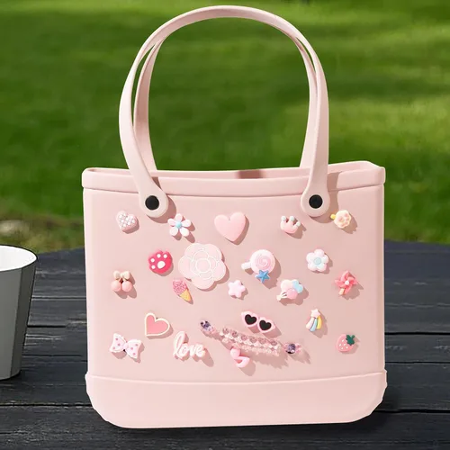 Vista 16 de Mon Caramel Resina Bolsa de Playa Accesorios Encantos,Resina Playa Totes Accesorios Insertos,Daisy Flower Bag Charms