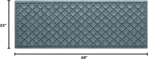 Vista 2 de Alfombra de pasillo resistente WaterHog, 2 x 5 pies, hecha en EE. UU., alfombrilla de entrada duradera y antideslizante, atrapa agua, cubierta