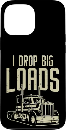 Vista 24 de I Drop Big Loads Semi Truck Truck Driver Trucker - Funda de regalo para iPhone 17