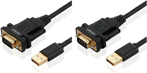Vista 10 de Cable adaptador de puerto serie USB tipo C a RS232 DB9, chipset FTDI, compatible con Windows 11, 10, 8, 7 y Mac Linux