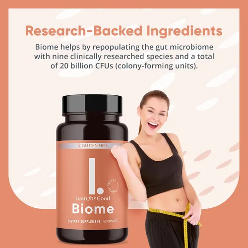 Vista 3 de Biome, fórmula probiótica de 9 cepas, apoya un microbioma intestinal equilibrado, potentes probióticos intestinales con fitosoma Greenselect - 60