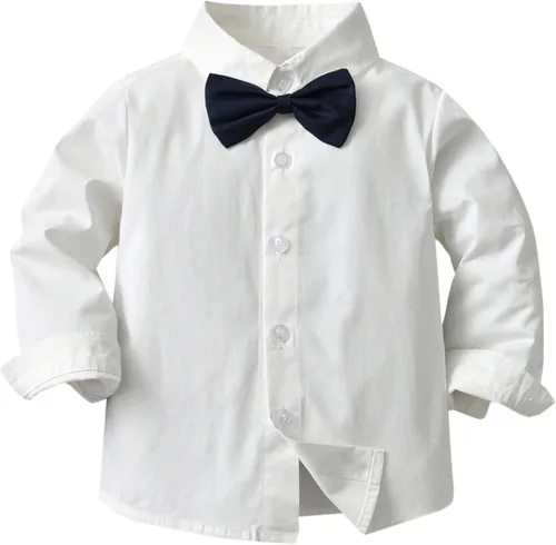 Vista 3 de SANGTREE Conjunto de traje de caballero para niños, 3 meses a 14 años