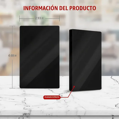 Vista 2 de ENERLITES - Placa de pared sin tornillos, cubierta de tomacorriente para ocultar imperfecciones, tamaño estándar, 1 cuadrilla, 4.68 x 2.93 pulgadas